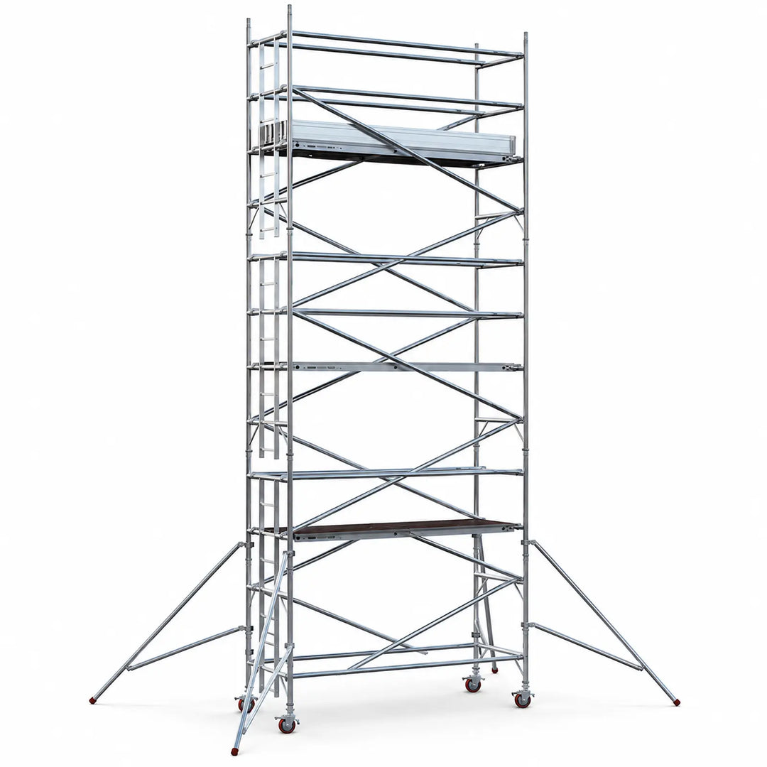 Aluminium scaffold tower available for nationwide hire from SAB Supply