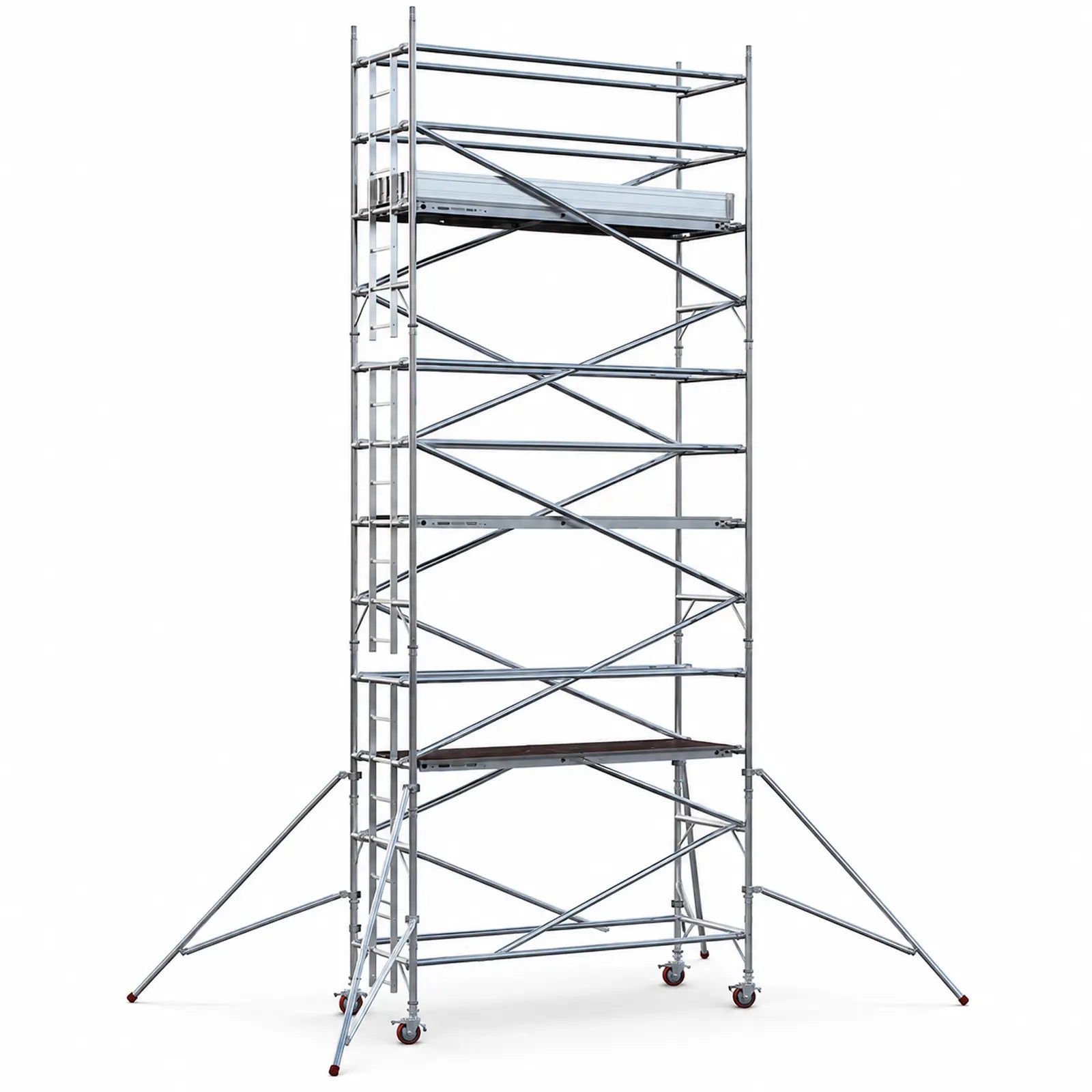 Aluminium scaffold tower available for nationwide hire from SAB Supply