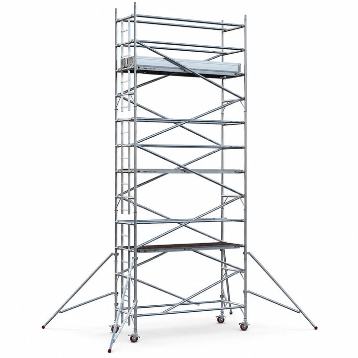 Aluminium scaffold tower available for nationwide hire from SAB Supply