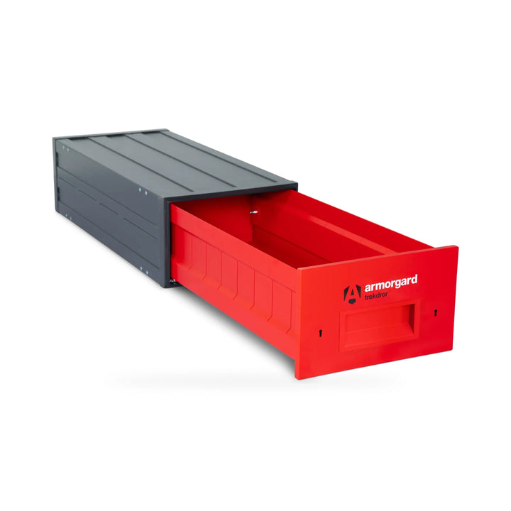 Armorgard TrekDror TKD1 Vehicle Tool Drawer — drawer extended without optional dividers or contents