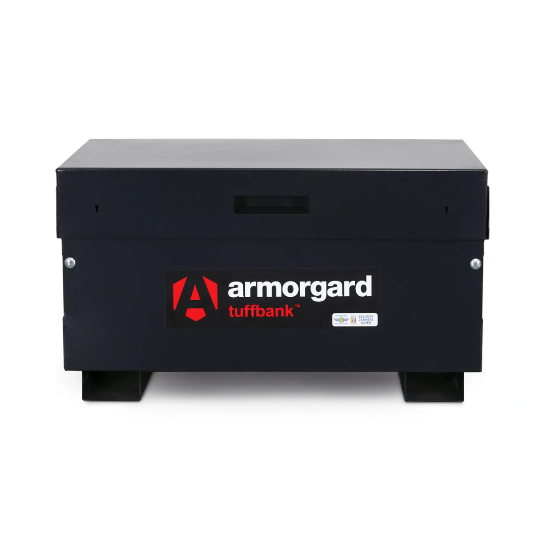 Armorgard TuffBank TB2 Site Box — front view with lid closed