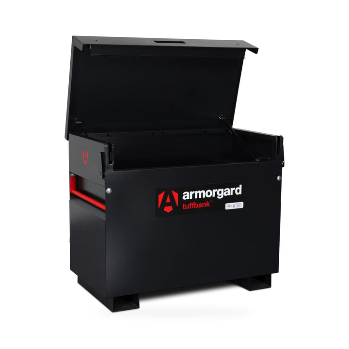 Armorgard TuffBank TB3 Site Box — open interior view