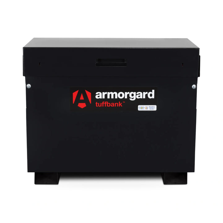 Armorgard TuffBank TB3 Site Box — front view with lid closed