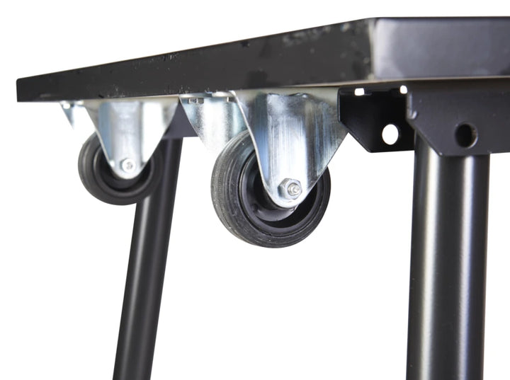 Armorgard TuffBench BH10-HWF Folding Workbench — standard wheel detail